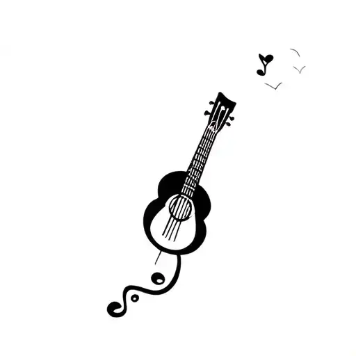 music lover tattoo design idea