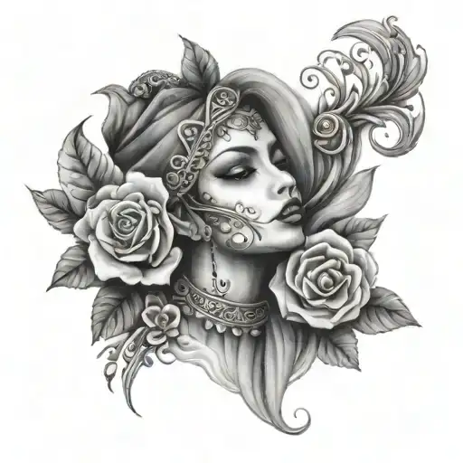 Fatima Al Zahra tattoo design idea