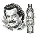 Pablo Escobar tattoo design idea