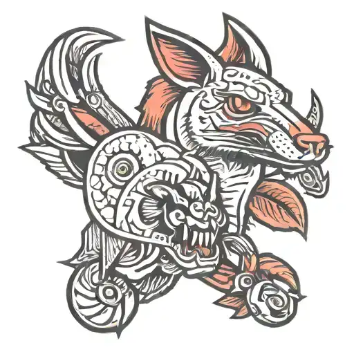 hotline Miami tattoo design idea