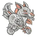 hotline Miami tattoo design idea