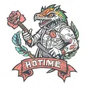 hotline Miami tattoo design idea