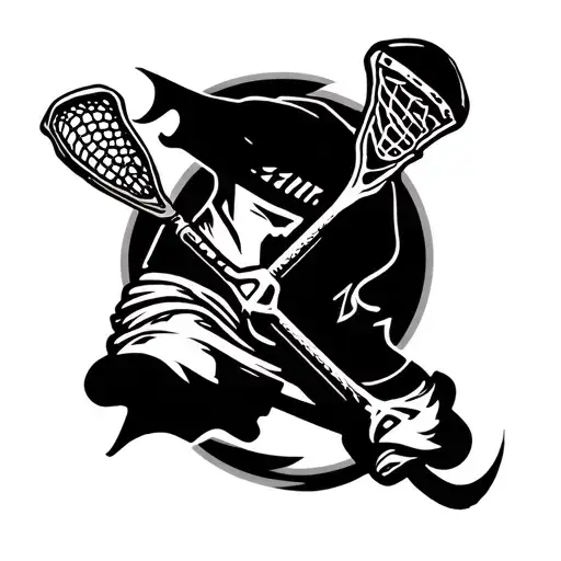 lacrosse tattoo tied in with Poland, Slovakia and chezchia   tattoo design idea