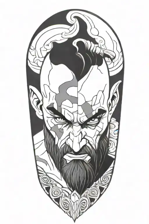 God Of War tattoo design idea