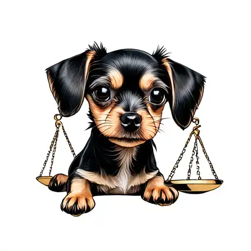 Libra, 57, Chinese daughter, chiweenie tattoo design idea