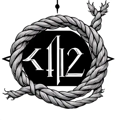 ecclesiastes 4:12 in roman numerals make the verse in cursive and add a cord of 3 strands tattoo design idea