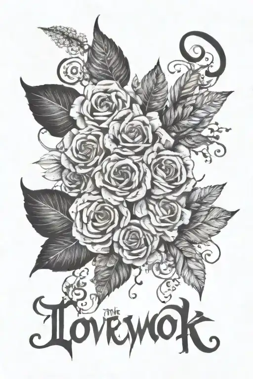 The moment people come to know love, they run the risk of carrying hate tattoo design idea