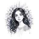 Isla daughter tattoo design idea