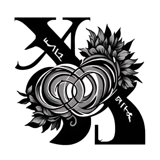 2022 Roman Numerals tattoo design idea