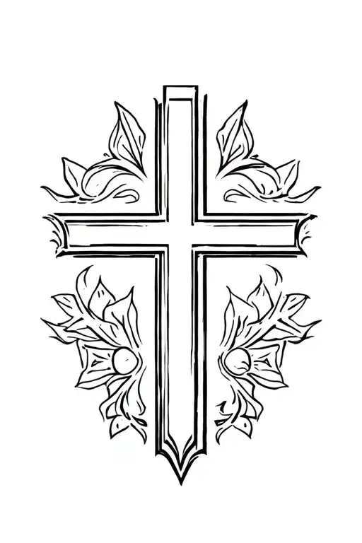 3D cross tattoo design tattoo design idea