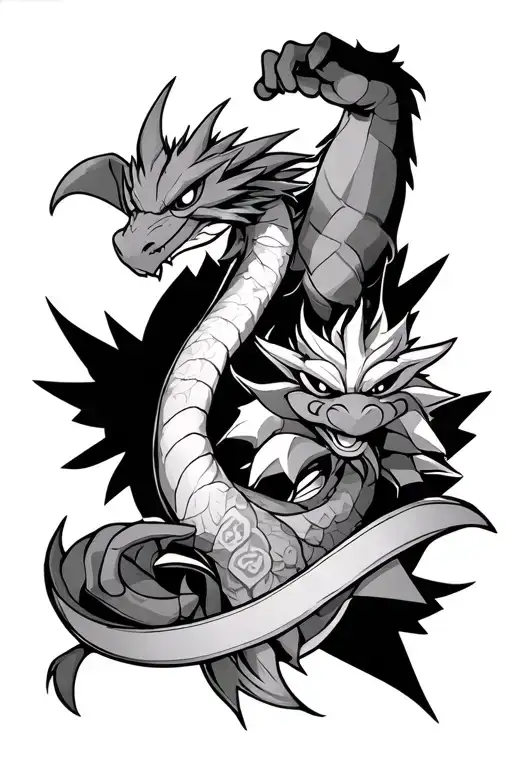 Tattoo on a forearm. With pop-culture references. Final Fantasy X, Cyberpunk 2077, Spyro the dragon, Crash Bandicoot, Pl tattoo design idea