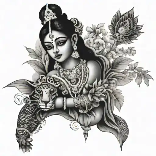 soni devi randi tattoo design idea