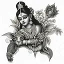 soni devi randi tattoo design idea