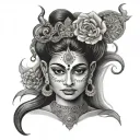 soni devi randi tattoo design idea