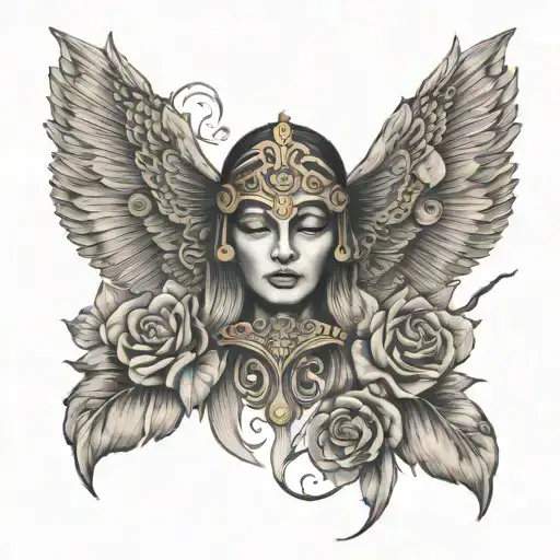 silence is golden  tattoo design idea