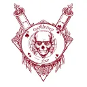 gambler tattoo design idea