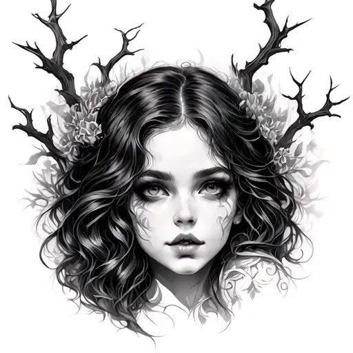 haunting adeline tattoo design idea