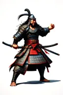 Samurai tattoo design idea