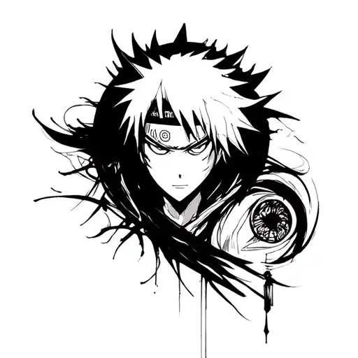 Obito Uchiha tattoo design idea