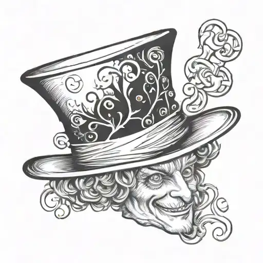 Mad Hatter tattoo design idea