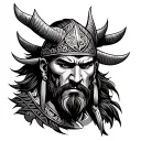 maori moko design mixed with viking warrior tattoos  tattoo design idea