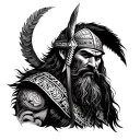 maori moko design mixed with viking warrior tattoos  tattoo design idea