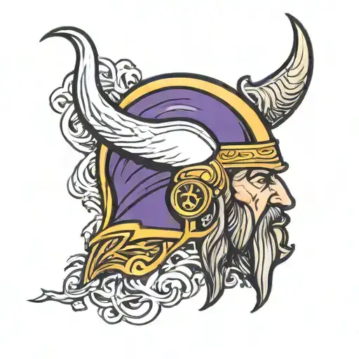 minnesota vikings tattoo design idea