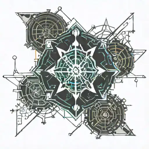 Witchy Gypsy tattoo design idea