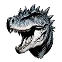 carnotaurus tattoo design idea
