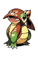 Turtwig Pokemon character tattoo design idea