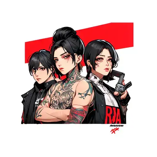 Tokyo Revengers characters tattoo design idea