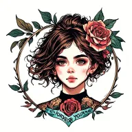 forever young tattoo design idea