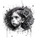 childhood trauma tattoo design idea
