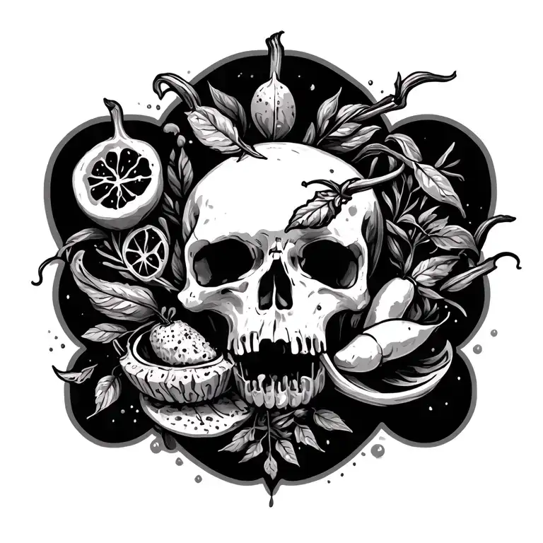 something spicy but not too spicy tattoo design idea