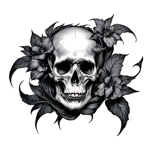 Dark Fantasy tattoo design idea