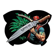 Just the machete tattoo design idea