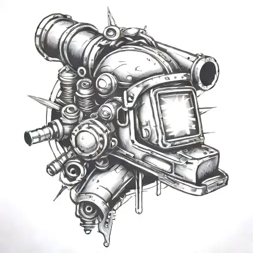 welding tattoo design idea