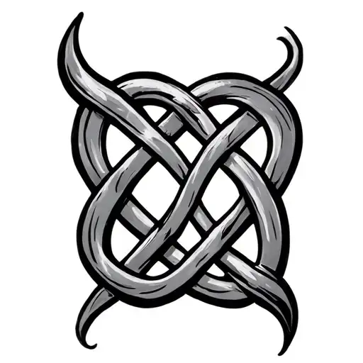 Celtic Love Knot tattoo design idea