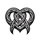 Celtic Love Knot tattoo design idea