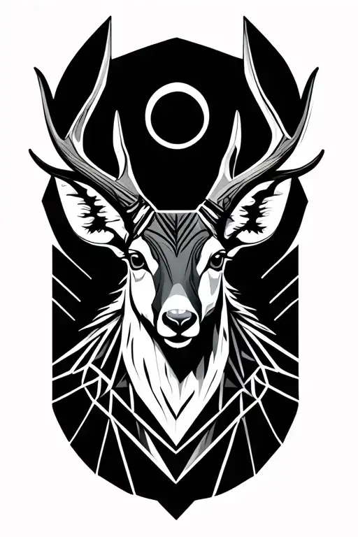 jackalope tattoo design idea