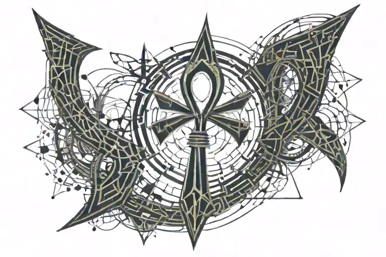 ankh tattoo design idea