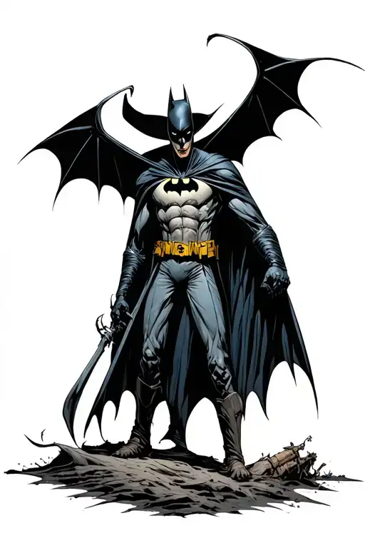 scarecrow batman tattoo design idea