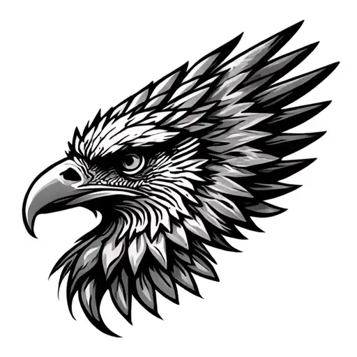 mexico eagle Aztecs tattoo design idea