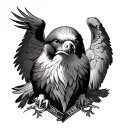 German adler tattoo design idea