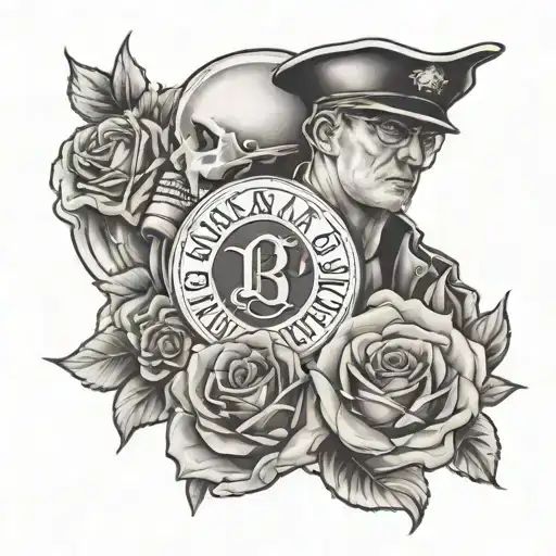 Memorial Brother tattoo design idea