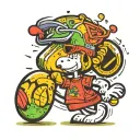 Snoopy tattoo design idea