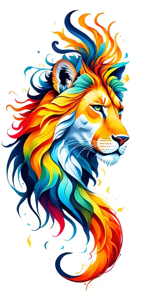 leo cancer zodiac sign tattoo design idea