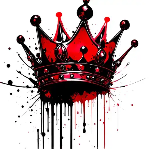 princess crown tattoo design idea