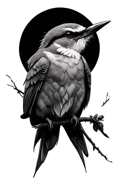 Swift Bird tattoo design idea