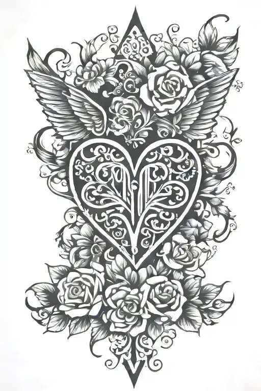 all we need is love tattoo design idea